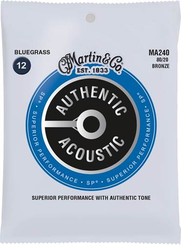 Martin Authentic Acoustic - SP - 80/20 Bronze Bluegrass (12-56)