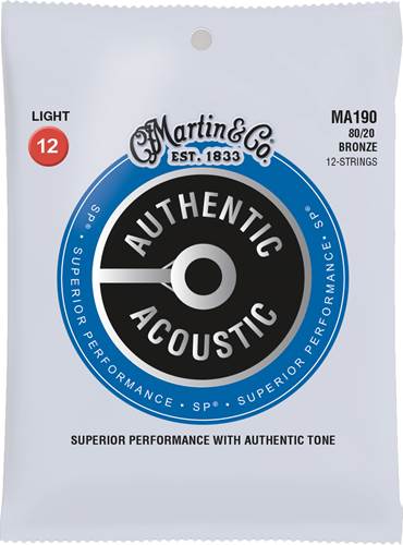 Martin Authentic Acoustic - SP - 80/20 Bronze 12 String Light (12-54)