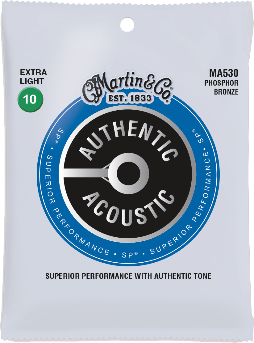 Martin Authentic Acoustic - SP - Phosphor Bronze Extra Light (10-47)
