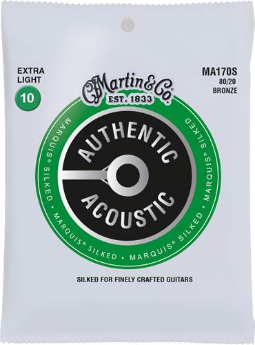 Martin Authentic Acoustic - Marquis Silked - 80/20 Bronze Extra Light (10-47)