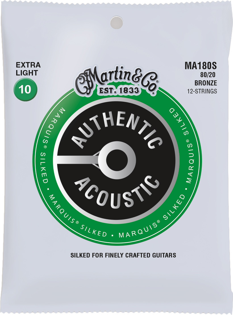 Martin Authentic Acoustic Marquis Silked 80 20 Bronze 12