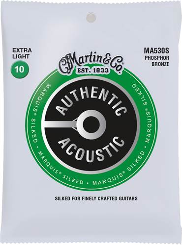 Martin Authentic Acoustic - Marquis Silked - Phosphor Bronze Extra Light (10-47)