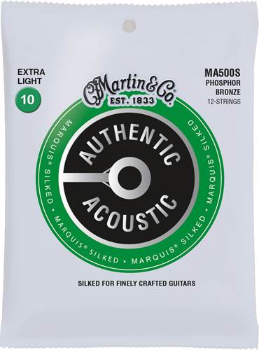 Martin Authentic Acoustic - Marquis Silked - Phosphor Bronze 12 String Extra Light (10-47)