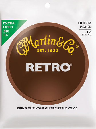 Martin Retro Monel 12 String Extra Light 10 47 guitarguitar