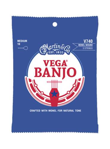 Martin Vega Banjo - Retro Monel Medium (10-23 and 10)