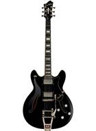 Hagstrom Tremar Viking Deluxe Black