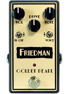Friedman Golden Pearl Transparent Low Gain Overdrive Pedal