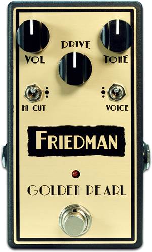 Friedman Golden Pearl Transparent Low Gain Overdrive Pedal