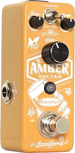 Landlord FX Amber Nectar Overdrive Mini Pedal