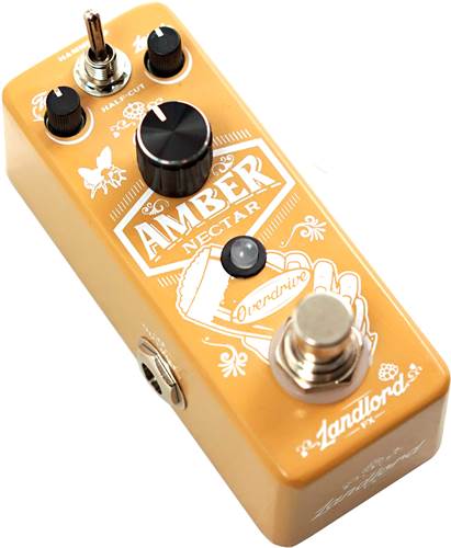 Landlord FX Amber Nectar Overdrive Mini Pedal Landlord FX Amber Nectar Overdrive Mini Pedal