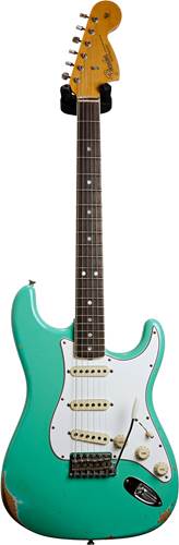 Fender Custom Shop Relic 1967 Stratocaster Faded Sea Foam Green RW #CZ536857
