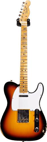 Fender Custom Shop Relic 1965 Telecaster Custom Faded 3-Color Sunburst #CZ535530