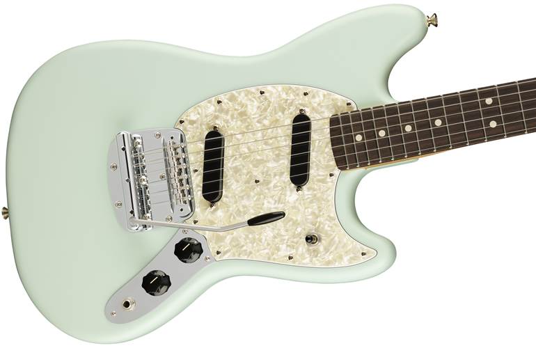 Fender American Performer Mustang Satin Sonic Blue RW Fender American Performer Mustang Satin Sonic Blue RW
