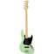 Fender American Performer Jazz Bass Satin Surf Green Maple Neck Front View