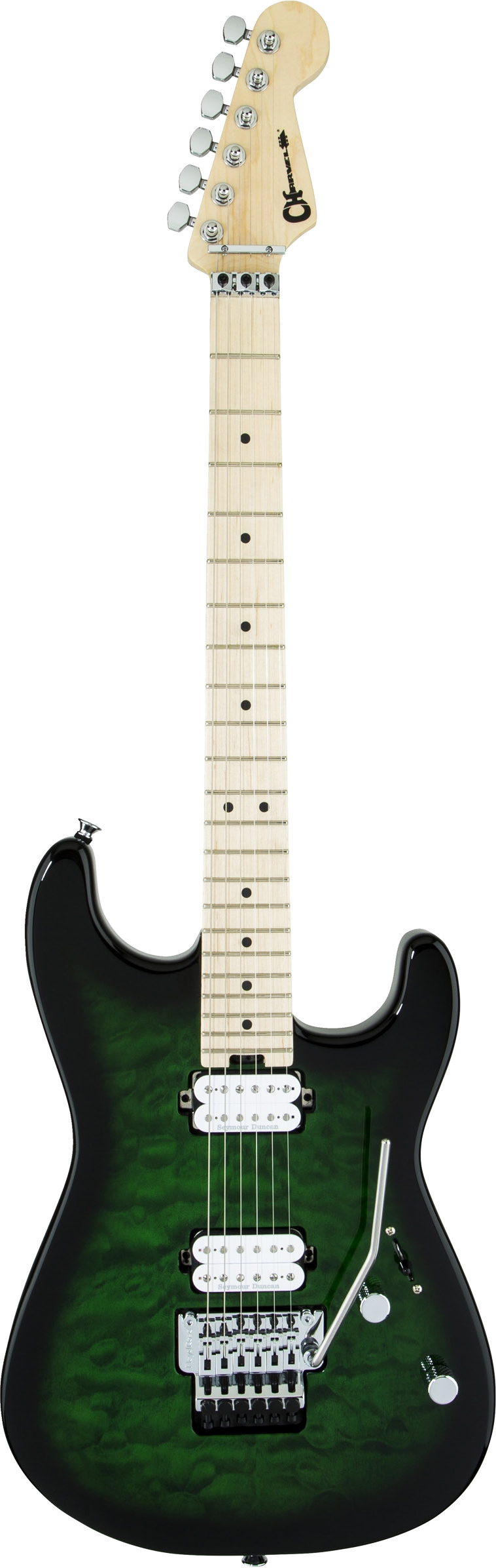 Charvel Pro Mod San Dimas Style 1 HH Floyd Trans Green Burst