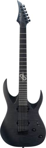 Solar Guitars A2.6FB Baritone Flame Black Burst Matte