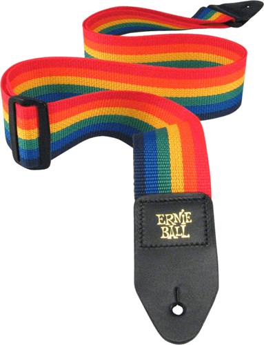 Ernie Ball 4044 Polypro Strap Rainbow