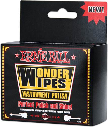 Ernie Ball Wonder Wipe Instrument Polish 6-Pack