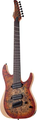 Schecter Reaper-7 Multi-Scale Inferno Burst