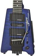 Steinberger Spirit GT-PRO Quilt Top Deluxe Outfit (HB-SC-HB) Translucent Blue