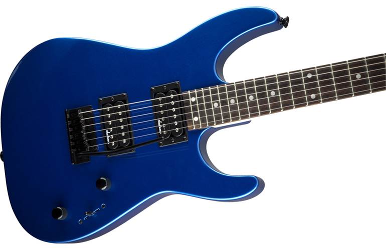 Jackson JS12 Dinky Metallic Blue Amaranth Fingerboard Jackson JS12 Dinky Metallic Blue Amaranth Fingerboard