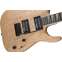 Jackson JS22 Dinky Arch Top Natural Oil Amaranth Fingerboard Front View