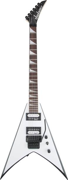 Jackson JS Series King V JS32 White with Black Bevels Amaranth Fingerboard