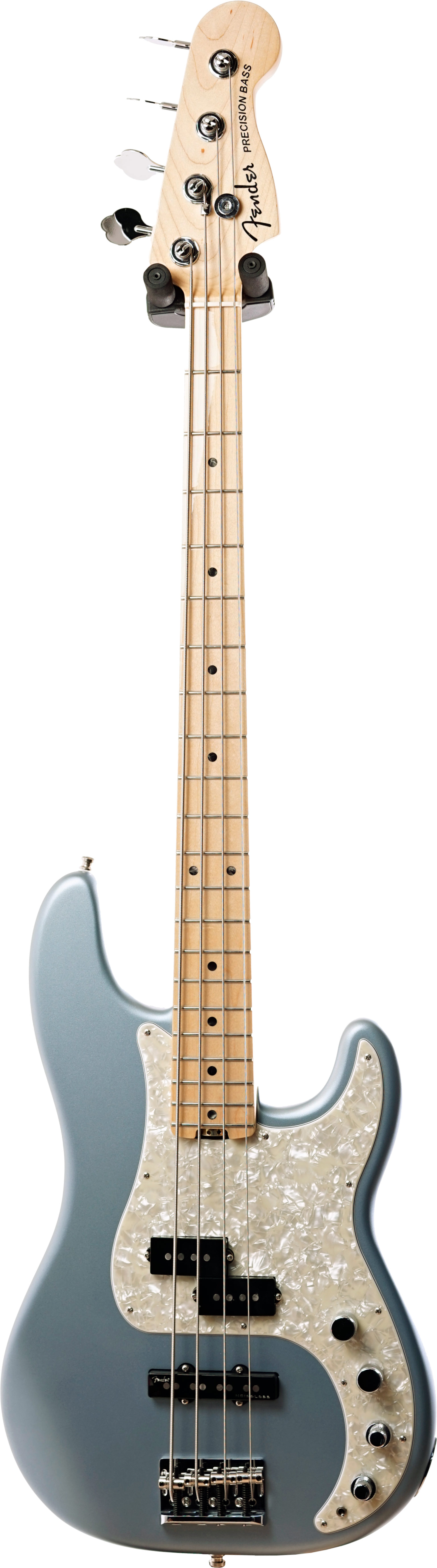 Fender American Elite P Bass Satin Ice Blue Metallic MN