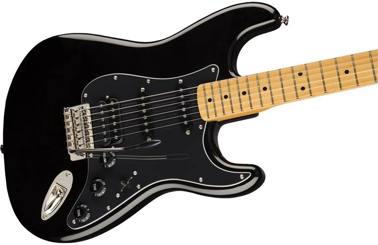 Squier Classic Vibe 70s HSS Stratocaster Black Maple Fingerboard Squier Classic Vibe 70s HSS Stratocaster Black Maple Fingerboard