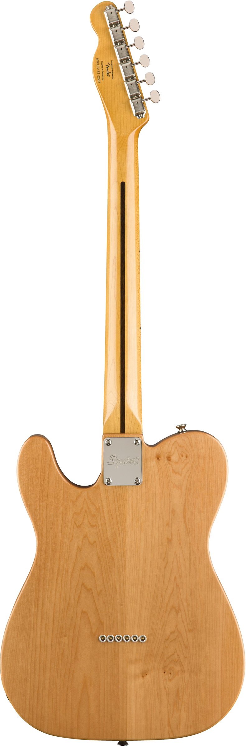 Squier Classic Vibe 70s Telecaster Thinline Natural Maple Fingerboard
