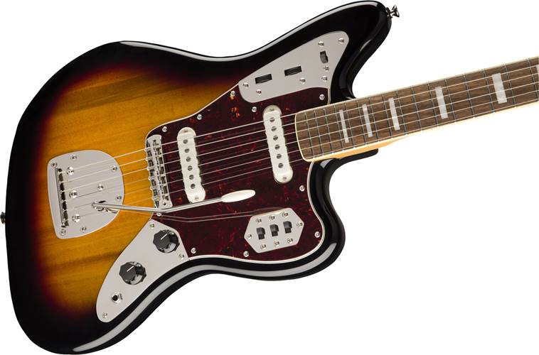 Squier Classic Vibe 70s Jaguar 3 Tone Sunburst IL Squier Classic Vibe 70s Jaguar 3 Tone Sunburst IL