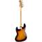 Squier Classic Vibe 70s Jazz Bass 3 Tone Sunburst Maple Fingerboard Back View