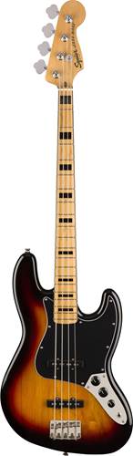 Squier Classic Vibe 70s Jazz Bass 3 Tone Sunburst Maple Fingerboard