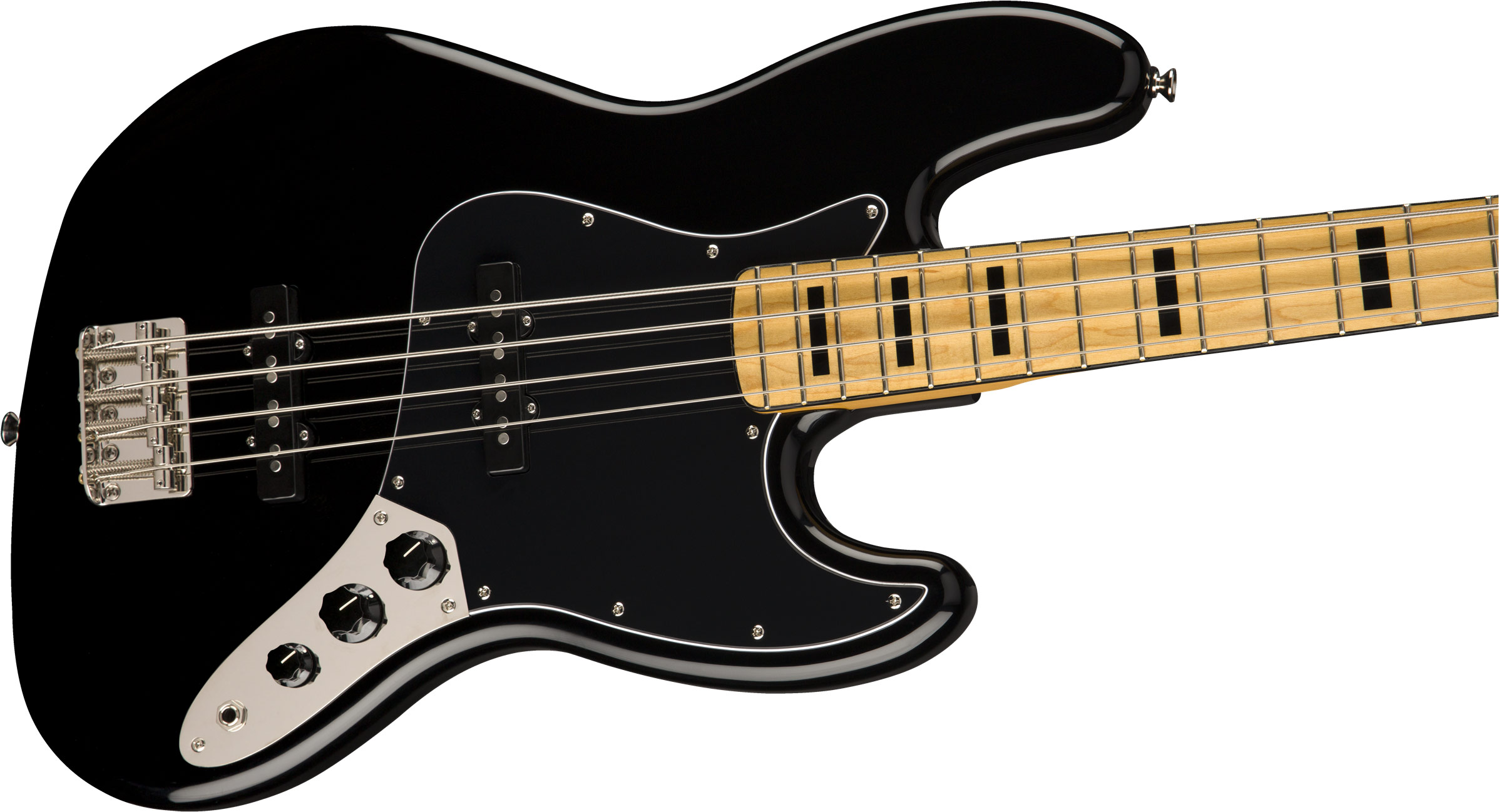 Squier Classic Vibe 70s Jazz Bass Black Maple Fingerboard