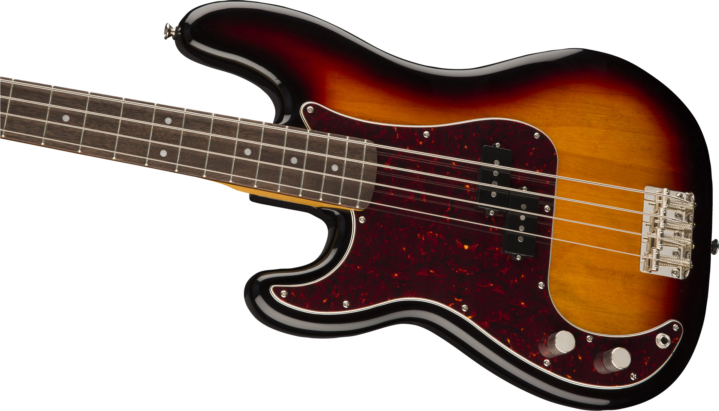 Squier Classic Vibe 60s Precision Bass 3 Tone Sunburst Indian Laurel Fingerboard Left Handed