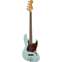 Squier Classic Vibe 60s Jazz Bass Daphne Blue Indian Laurel Fingerboard Front View