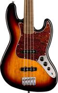 Squier Classic Vibe 60s Fretless Jazz Bass 3 Tone Sunburst Indian Laurel Fingerboard