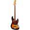 Squier Classic Vibe 60s Fretless Jazz Bass 3 Tone Sunburst Indian Laurel Fingerboard Front View