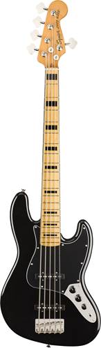 Squier Classic Vibe 70s Jazz Bass V Black Maple Fingerboard