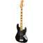 Squier Classic Vibe 70s Jazz Bass V Black Maple Fingerboard Front View
