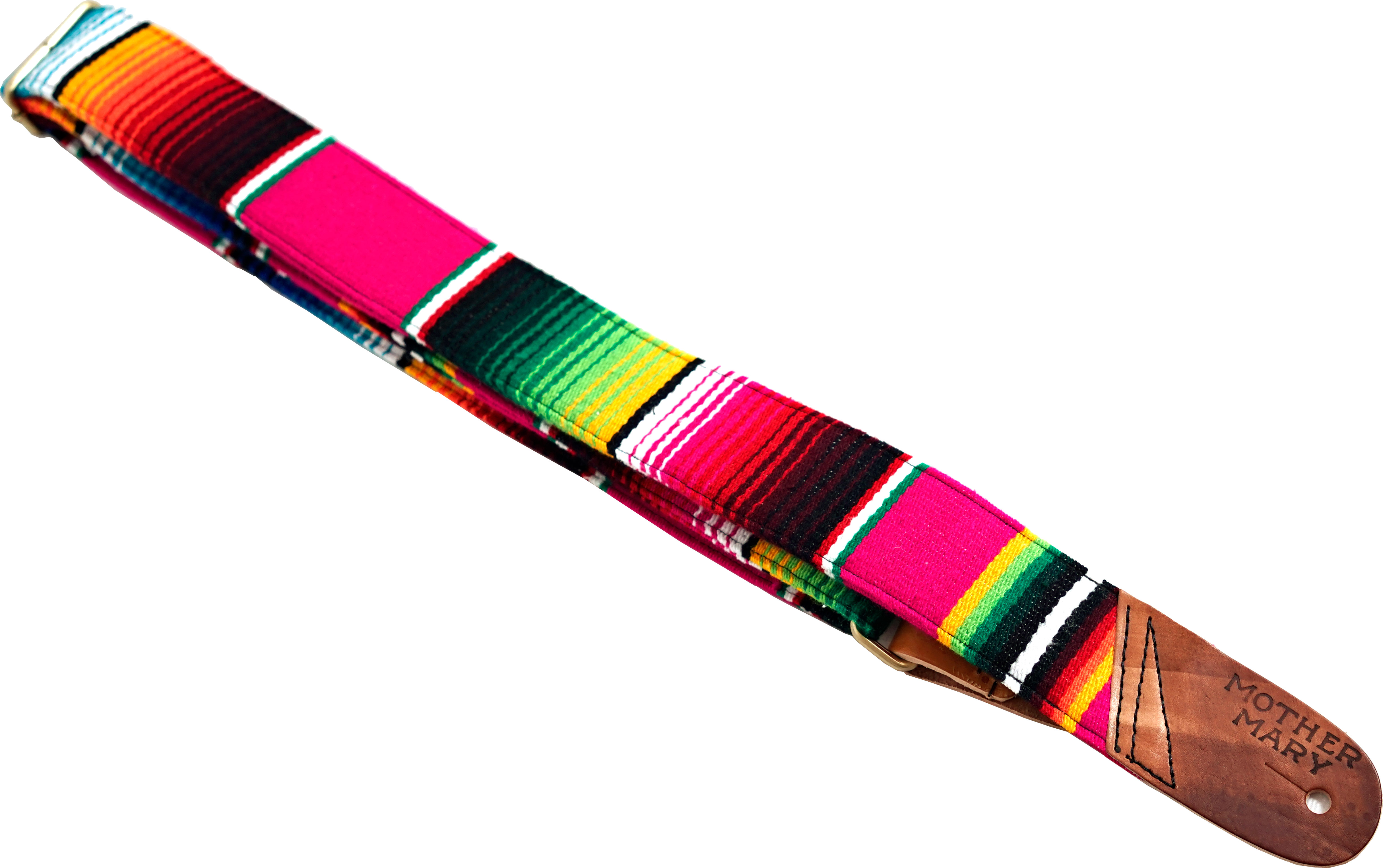 Mother Mary Pink Serape Mexican Blanket