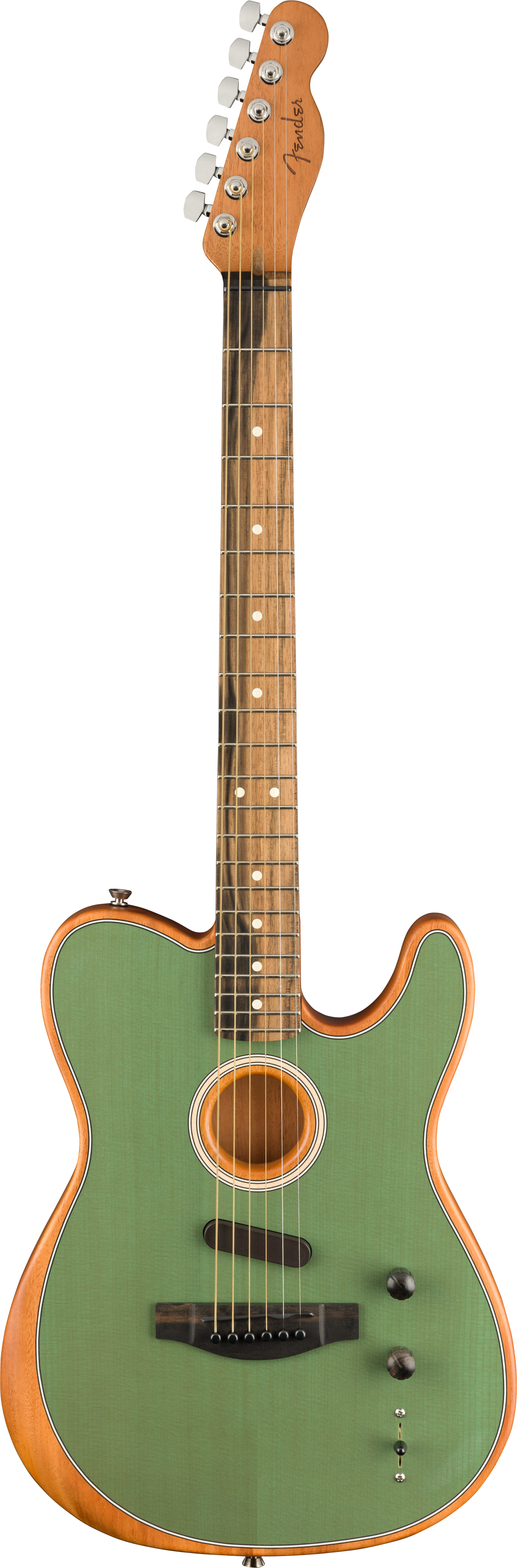 fender acoustasonic green