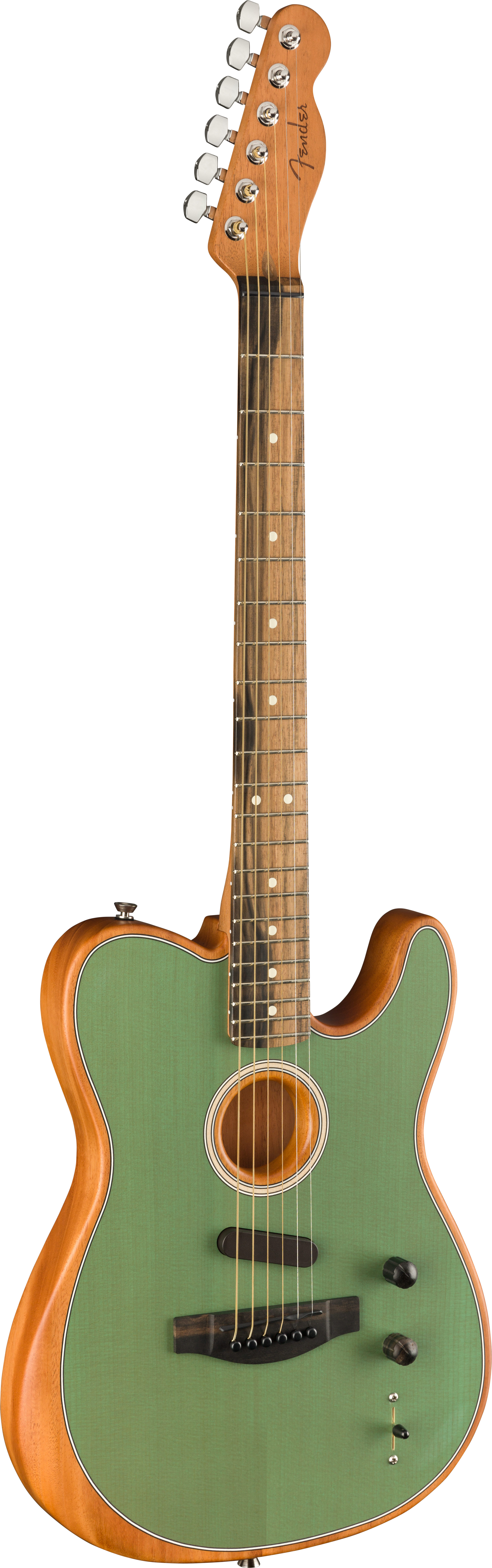 fender acoustasonic telecaster green