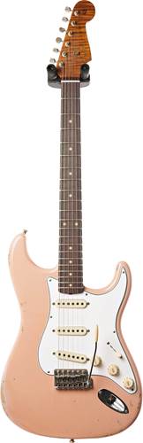 Fender Custom Shop 2019 Ltd Roasted Journeyman Relic Tomatillo Strat Rosewood Custom Collection Limited Edition Aged Dirty Shell Pink