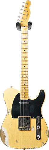 Fender Custom Shop Heavy Relic 1952 Telecaster 2019 Custom Collection Time Machine Aged Nocaster Blonde #R99505