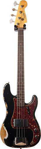 Fender Custom Shop 2019 Heavy Relic 1960 Precision Bass  2019 Custom Collection Time Machine Aged Black