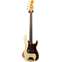 Fender Custom Shop 2019 Heavy Relic 1960 Precision Bass 2019 Custom Collection Time Machine Aged Vintage White Front View