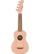 Fender Venice Soprano Ukulele Shell Pink Walnut Fingerboard