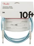 Fender Original Series 10ft Instrument Cable, Daphne Blue