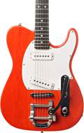 G&L USA ASAT Special Clear Orange Swamp Ash EB